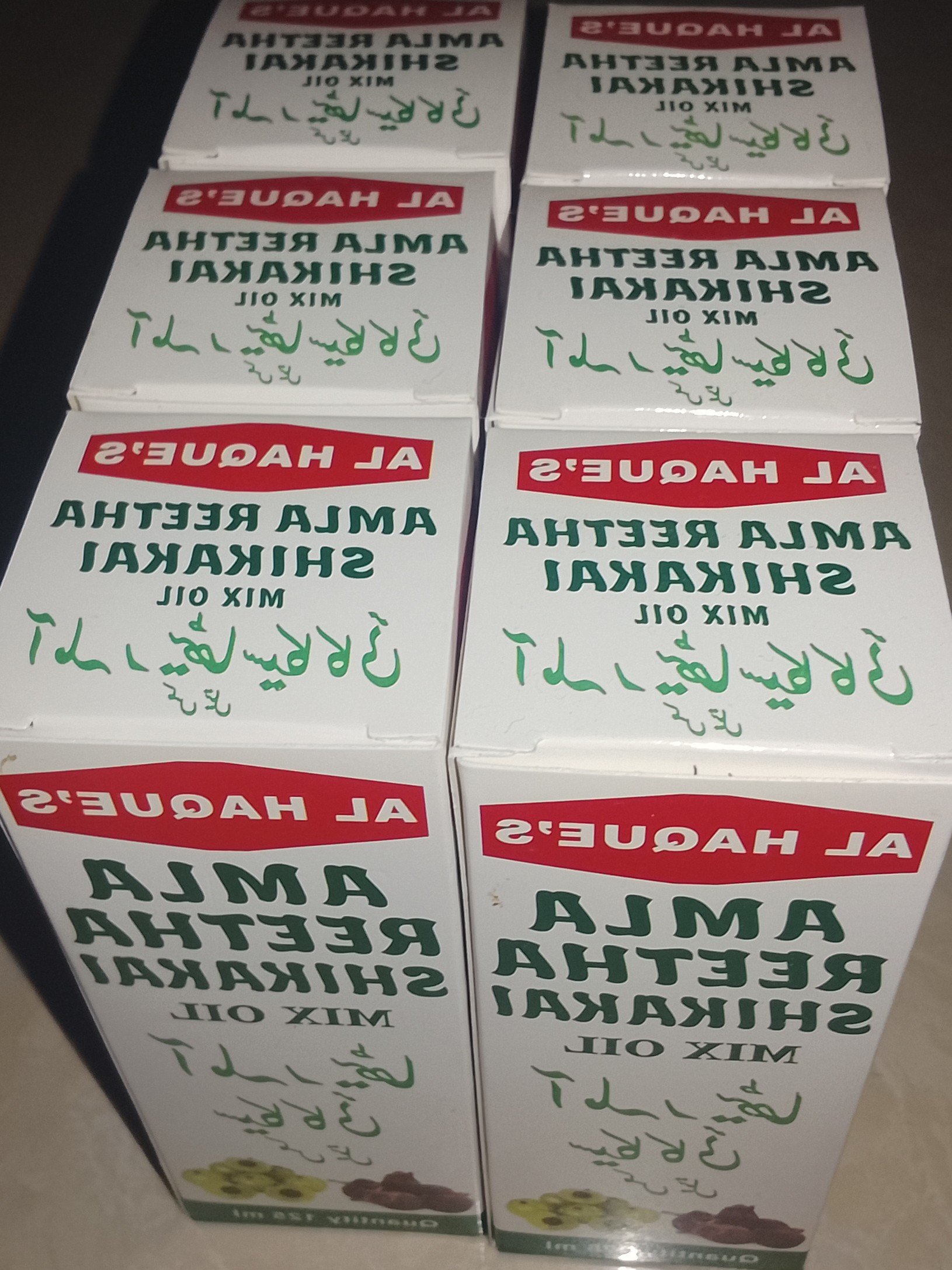 AMLA REETHA SEKAKAI MIX OIL 125ml (6 bottles) whole sale price - Image 2